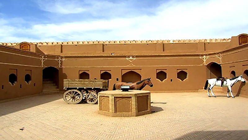 Abbasi Carevanserai in Meybod Yazd as an interesting attraction